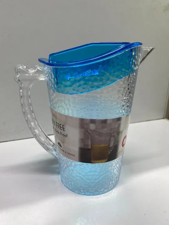 1000ml Transparent Sealed Water Jug, Ribbed Design Thermal Oil Jug, Multipurpose Oil Jug Dispenser, Large Capacity Water Container For Home 1000ml Transparent Sealed Water Jug, Ribbed Design Thermal Oil Jug, Multipurpose Oil Jug Dispenser, Large Capacity Water Container For Home